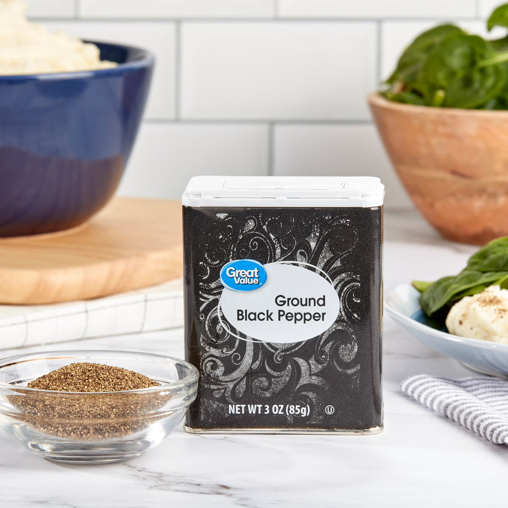 Ground Black Pepper, 3 Oz