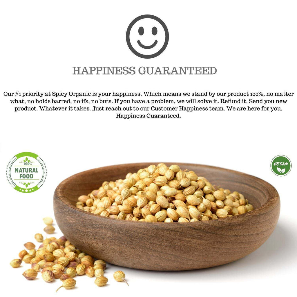Organic Coriander Seeds-Non-Gmo, USDA Certifed Organic Aromatic and Nutty Flavor