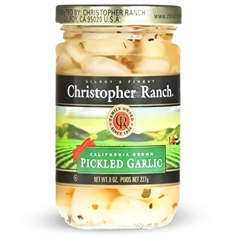 Christopher Ranch Pickled Garlic 8Oz Vegan Gluten Free Authentic California F...
