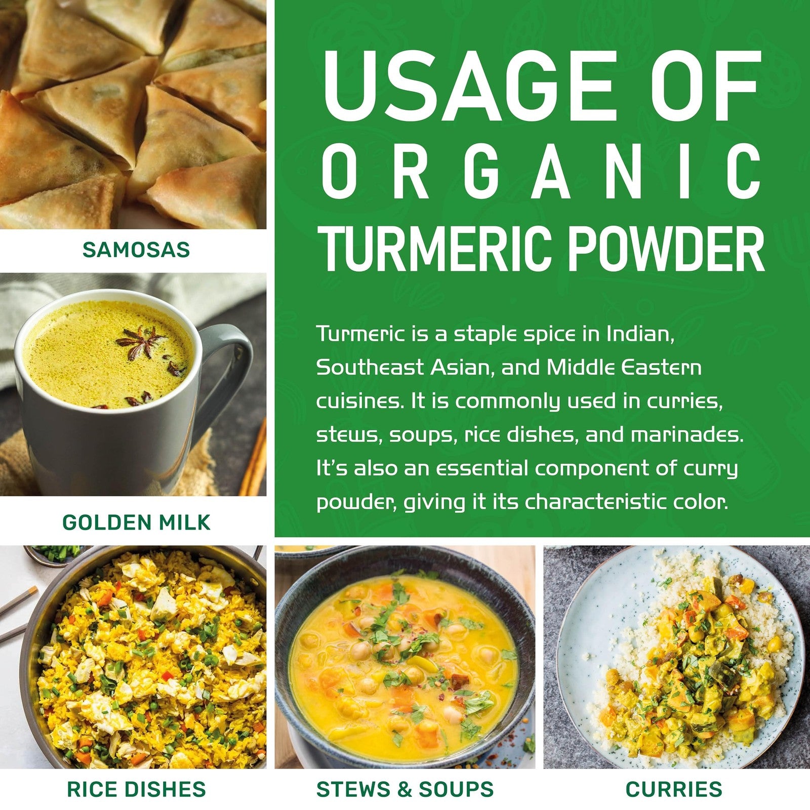 Organic Turmeric Powder - 1LB Jar - 100% Raw W/Curcumin from India - by Jiva