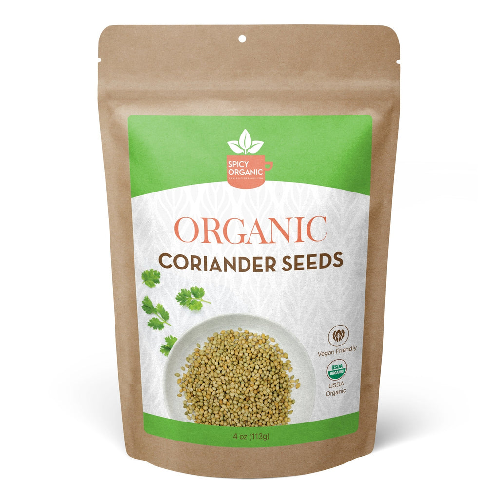 Organic Coriander Seeds-Non-Gmo, USDA Certifed Organic Aromatic and Nutty Flavor