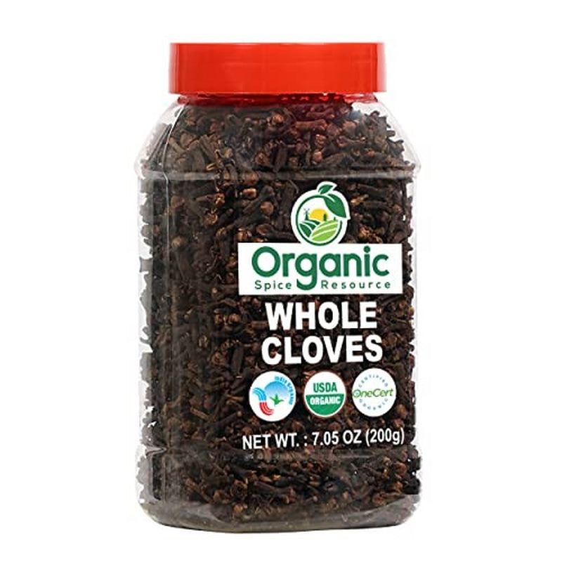 Organic Whole Cloves | 2.29 Oz or 65G | USDA Organic Approved | Vegan | Non-Gmo,