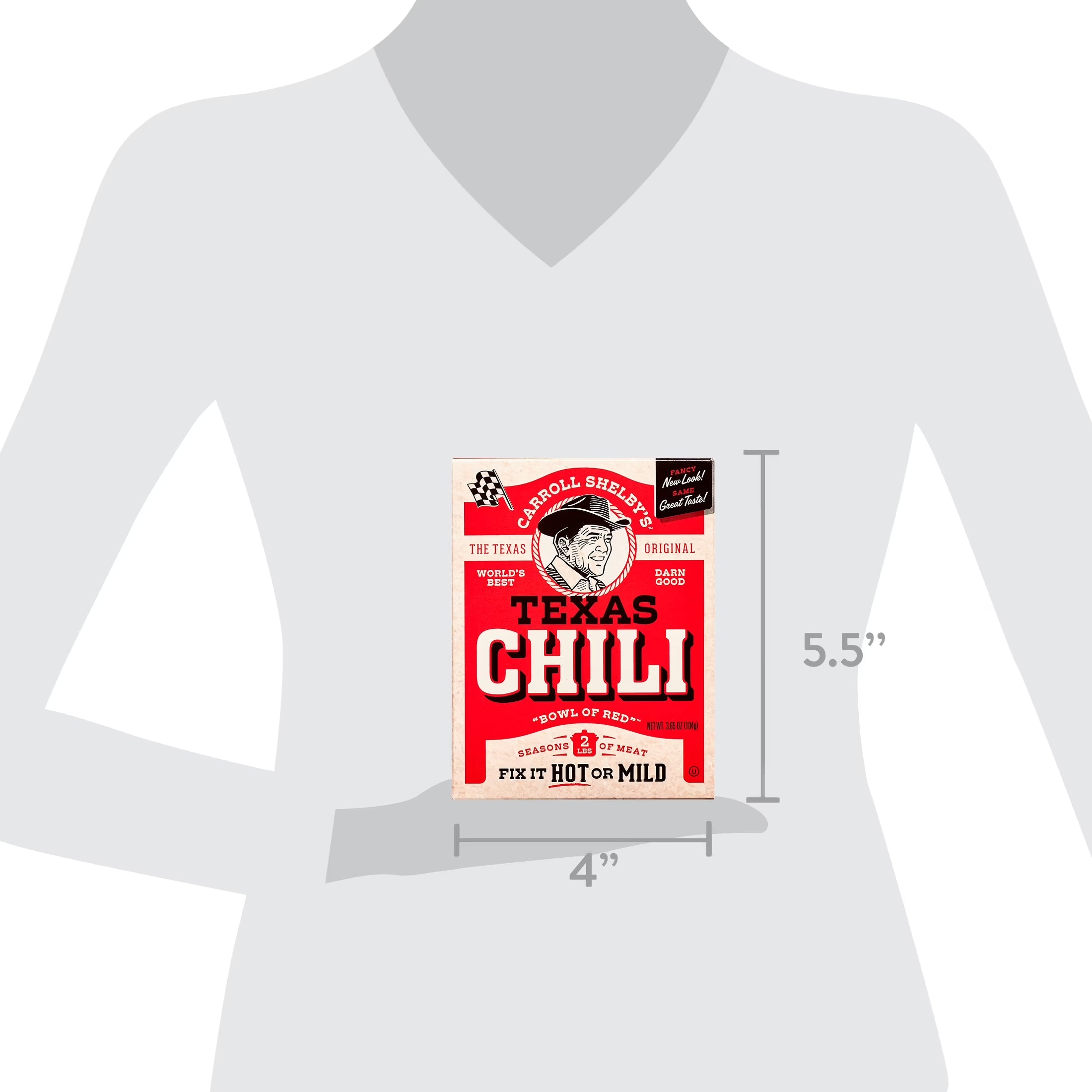 (4 Pack)  Texas Chili Kit, 3.65 Oz