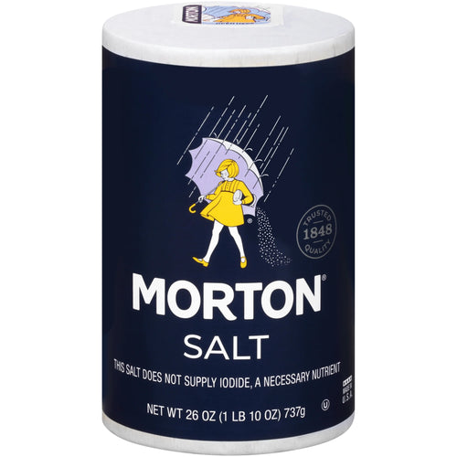 (6 Pack) Morton Plain Salt, 26 Oz
