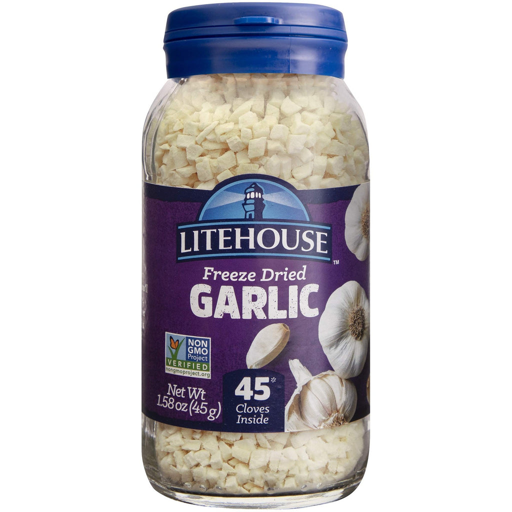 Litehouse Freeze Dried Garlic 1.58 Ounce Pack of 6 Non Gmo Gluten Free Vegeta...