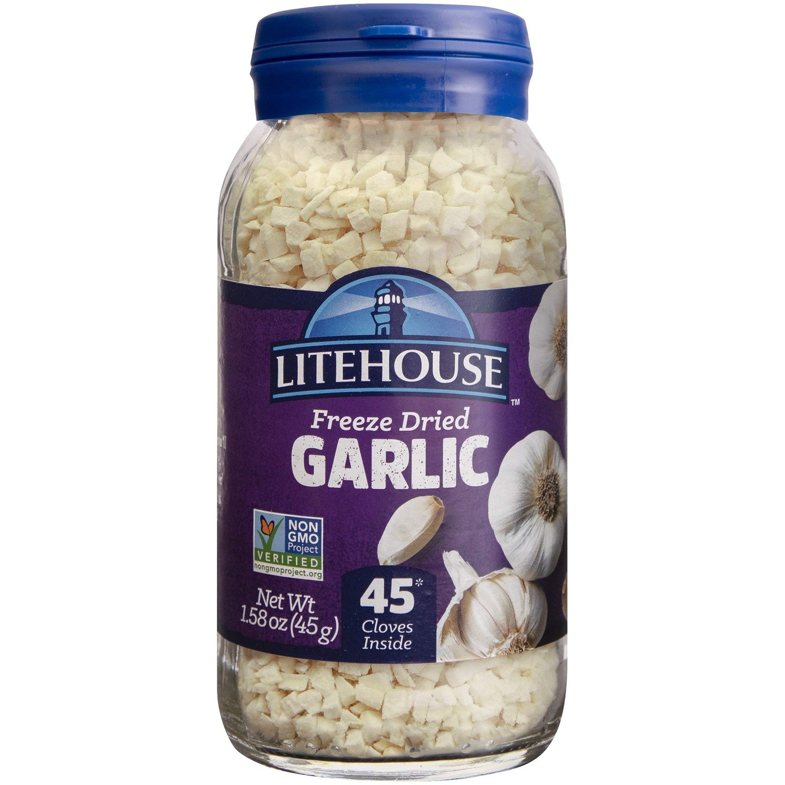 Litehouse Freeze Dried Garlic 1.58 Ounce Pack of 6 Non Gmo Gluten Free Vegeta...