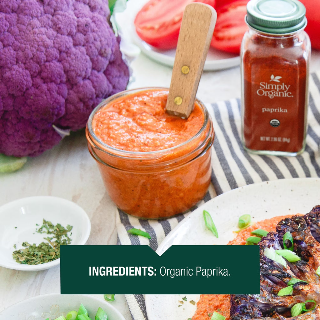 Ground Paprika, Organic, 2.96 Oz Bottle