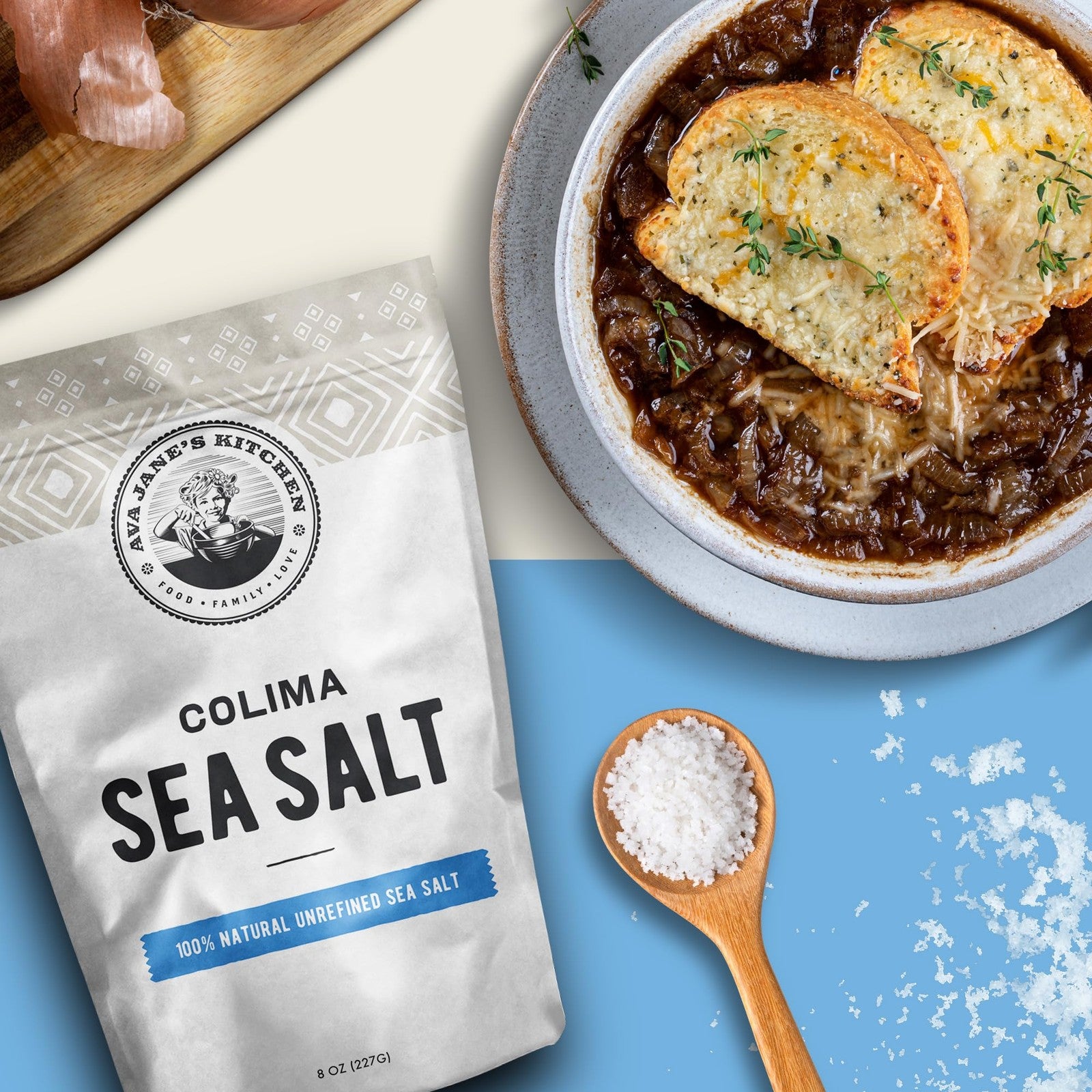 Colima Coarse Sea Salt - Unrefined Natural Sea Salt for Health - 227 Servings