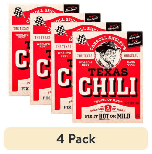 (4 Pack)  Texas Chili Kit, 3.65 Oz