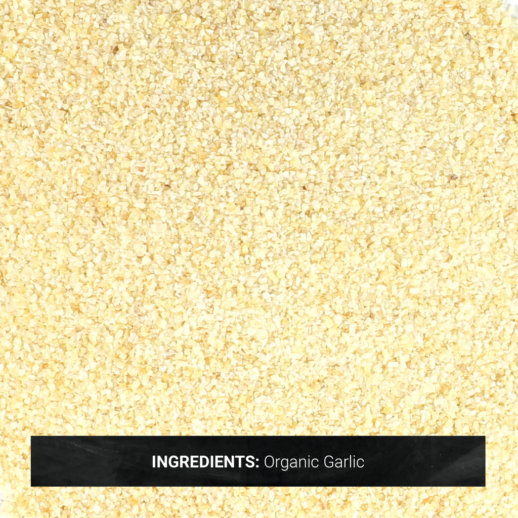 Certified Organic Garlic Granules, 16 Oz