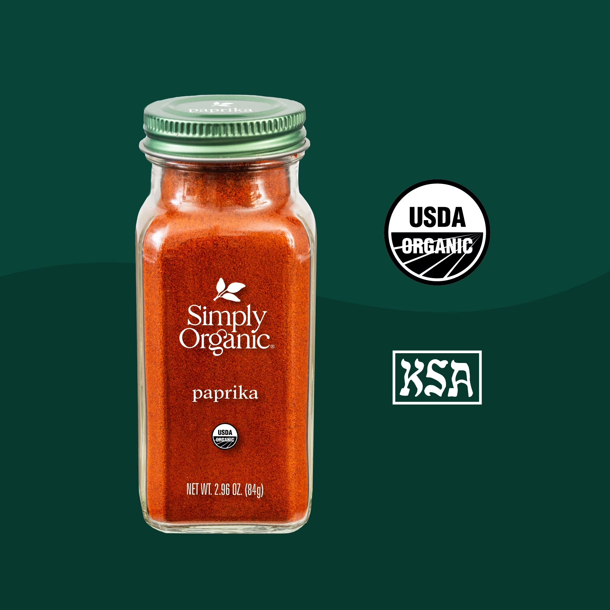 Ground Paprika, Organic, 2.96 Oz Bottle