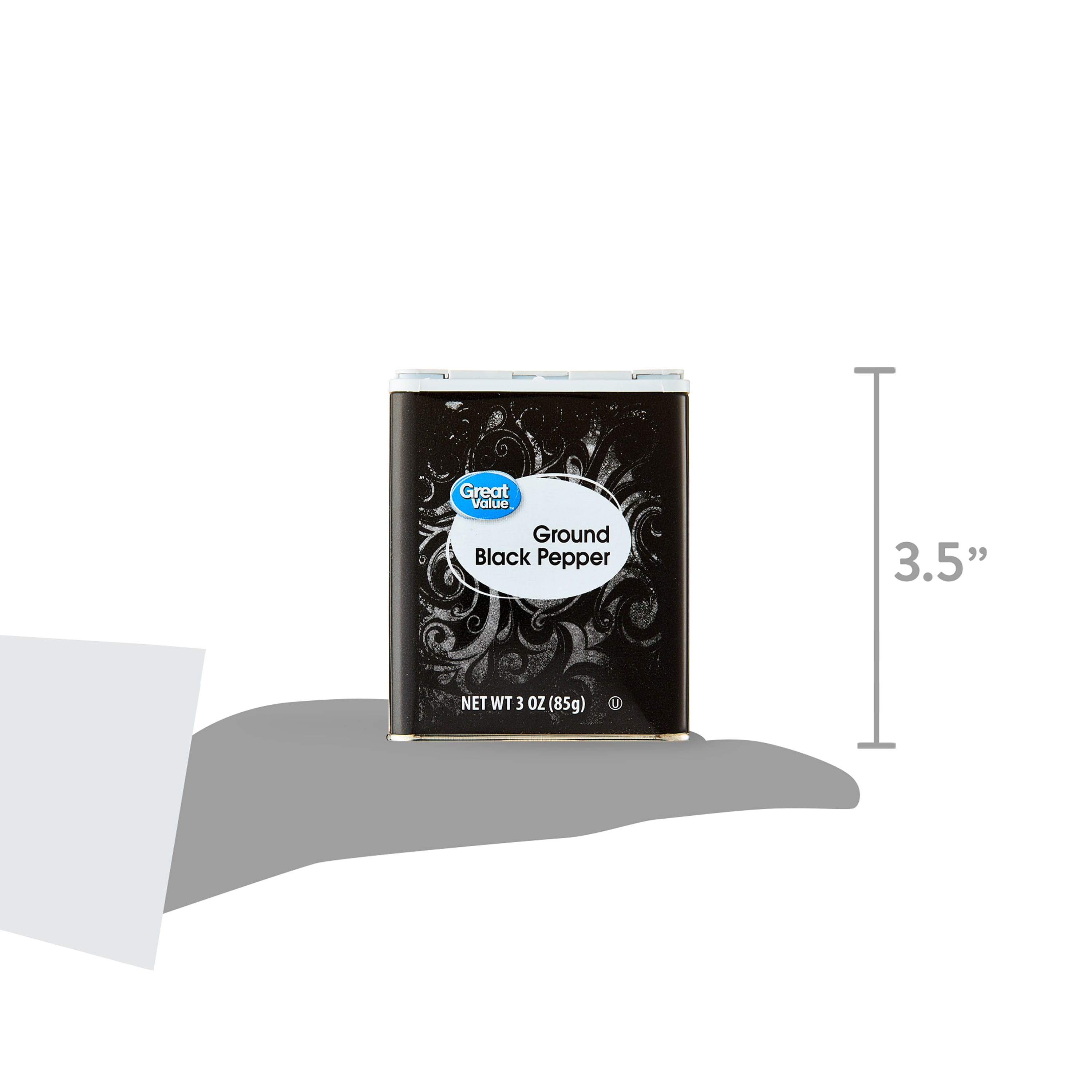 Ground Black Pepper, 3 Oz