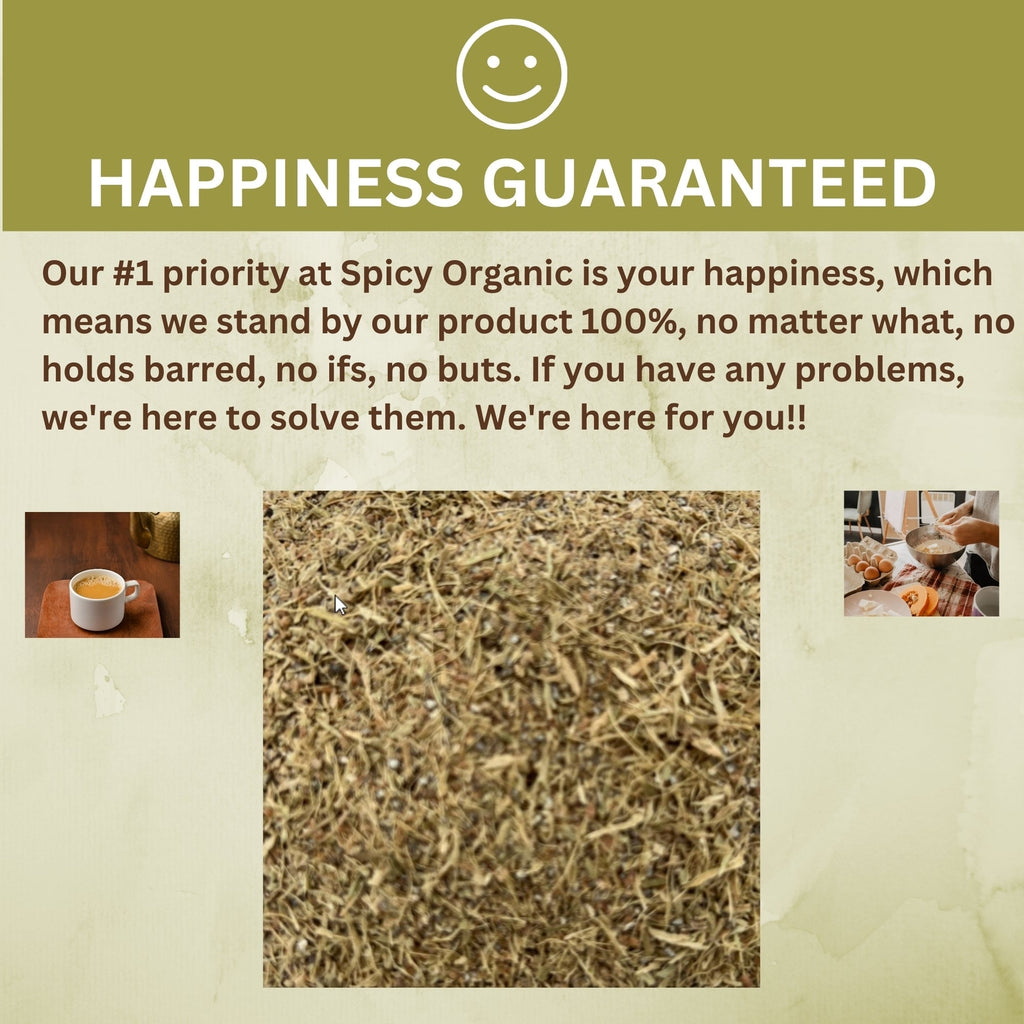 Organic Cut & Sifted Cardamom- Pure Flavor Boost for Beverges, Cooking & Baking