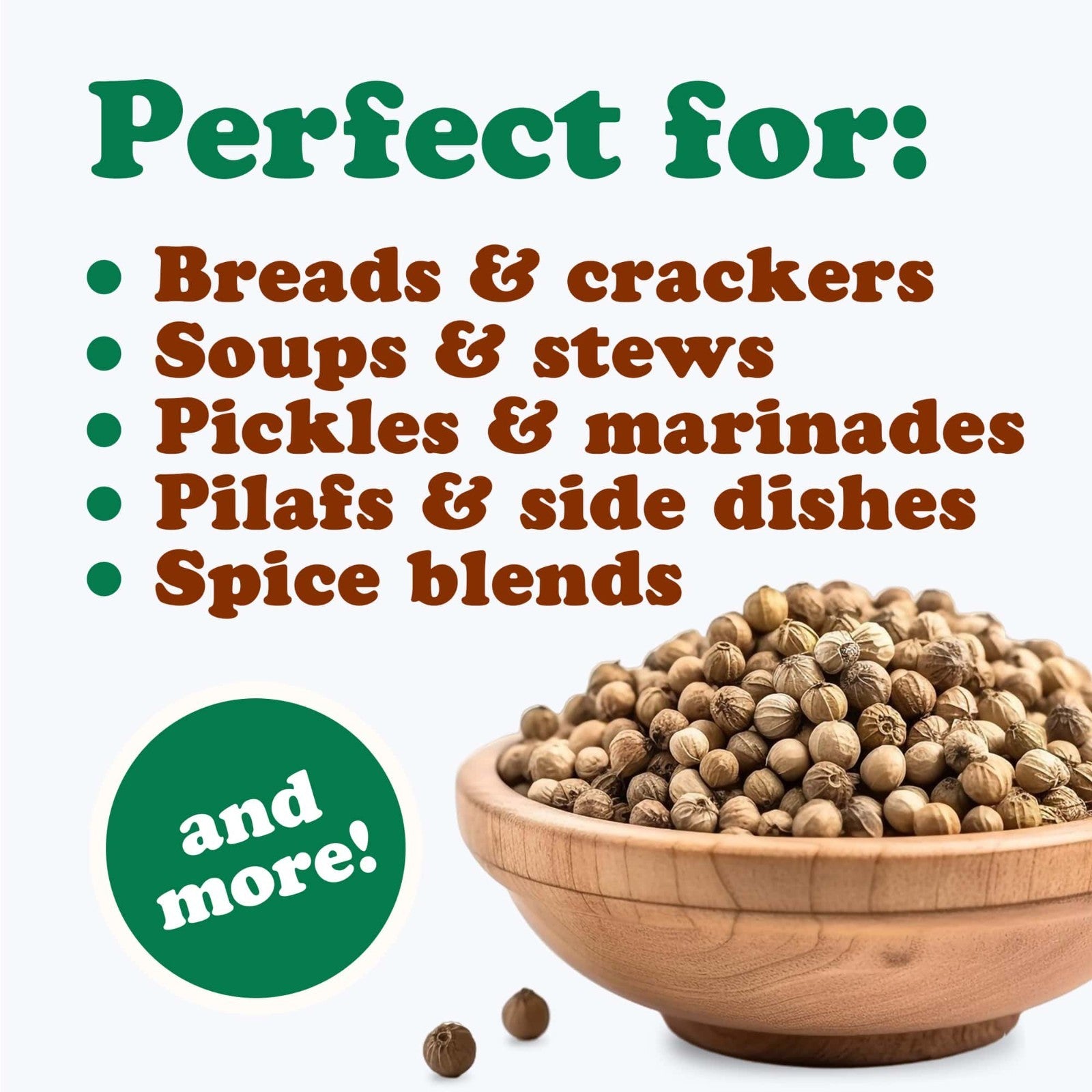 Coriander Seeds — Kosher, Raw, Vegan — by Food to Live