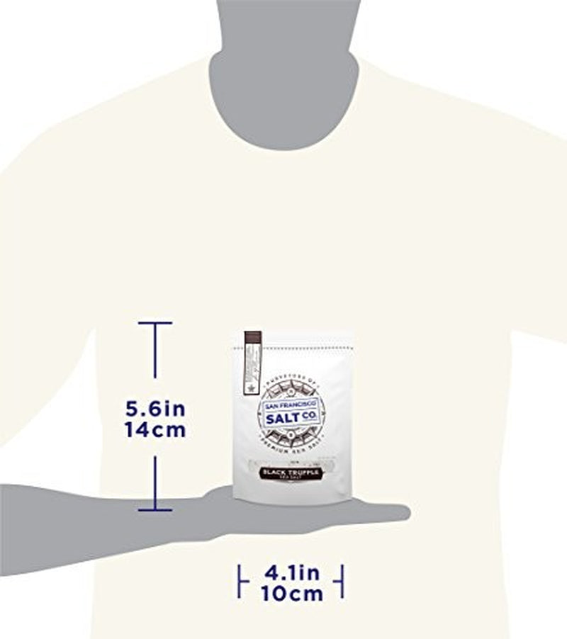 Italian Black Truffle Salt 5 Oz. Resealable Pouch - San Francisco Salt Company