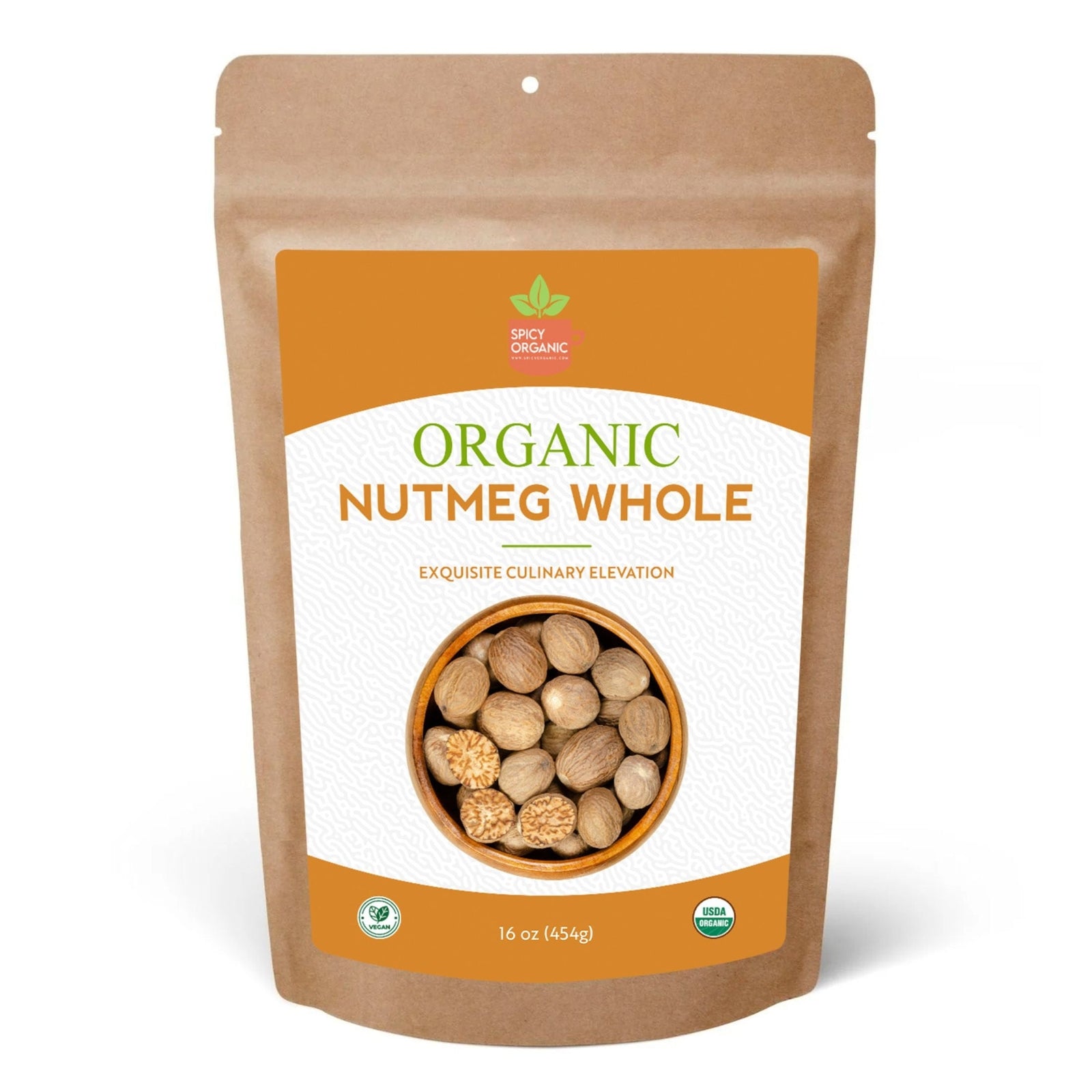 Organic Whole Nutmeg- USDA Certified-Culi