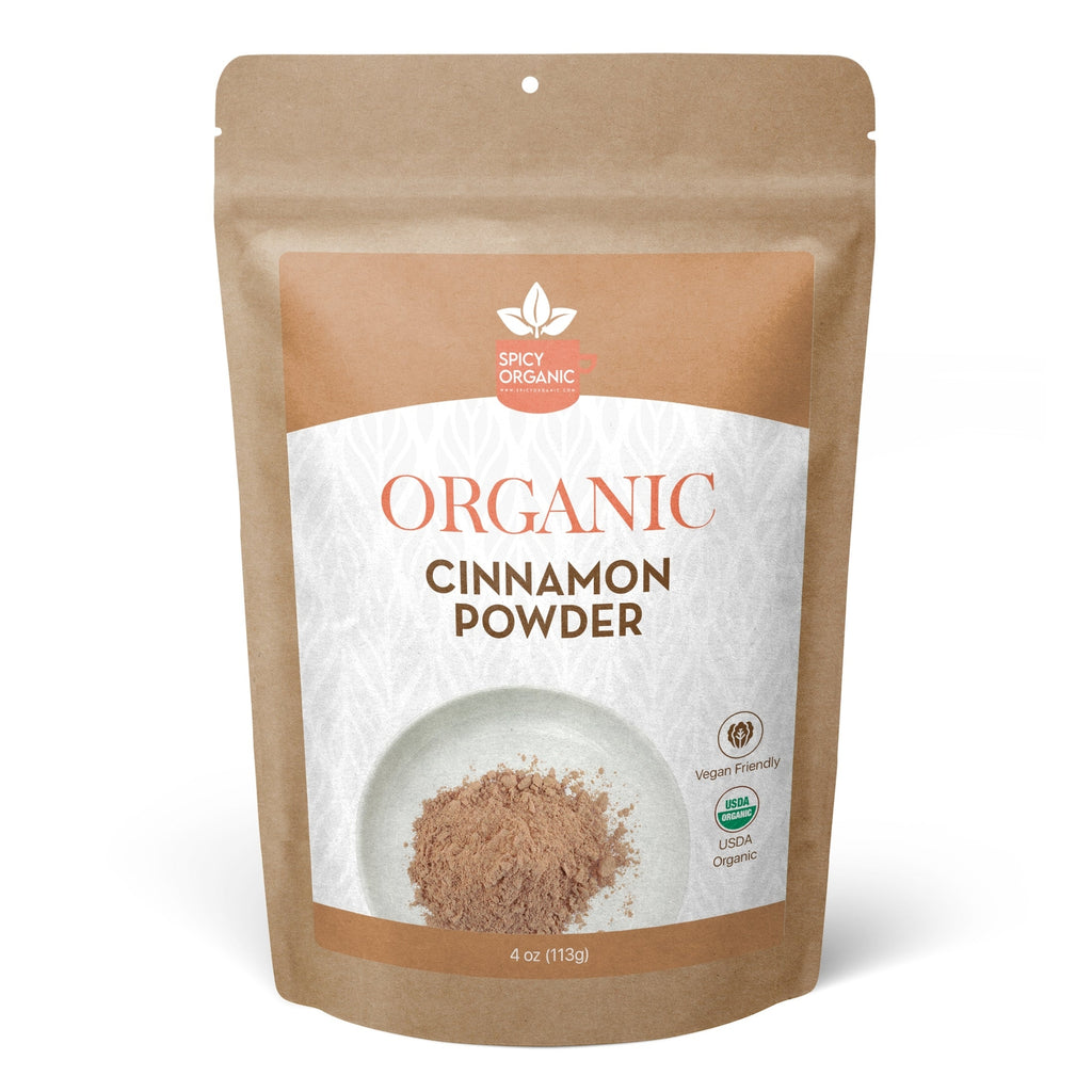 Organic Cinnamon Ground-Usda Certified Perfect for Cooking Baking & Beverages
