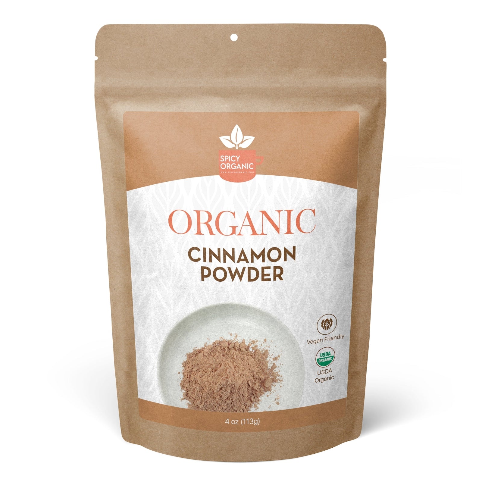 Organic Cinnamon Ground-Usda Certified Perfect for Cooking Baking & Beverages