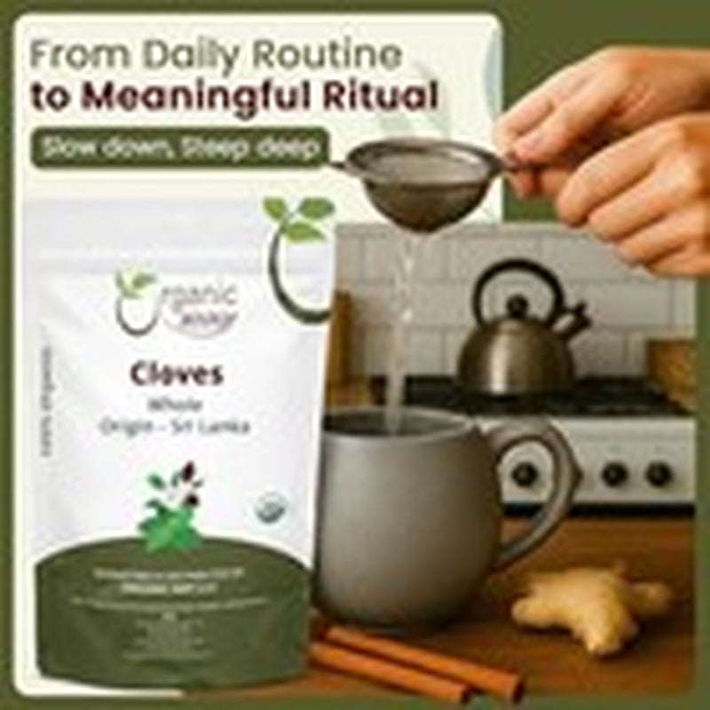 Organic Way Hand Selected Cloves Whole (Syzygium Aromaticum) - Adds Flavour...
