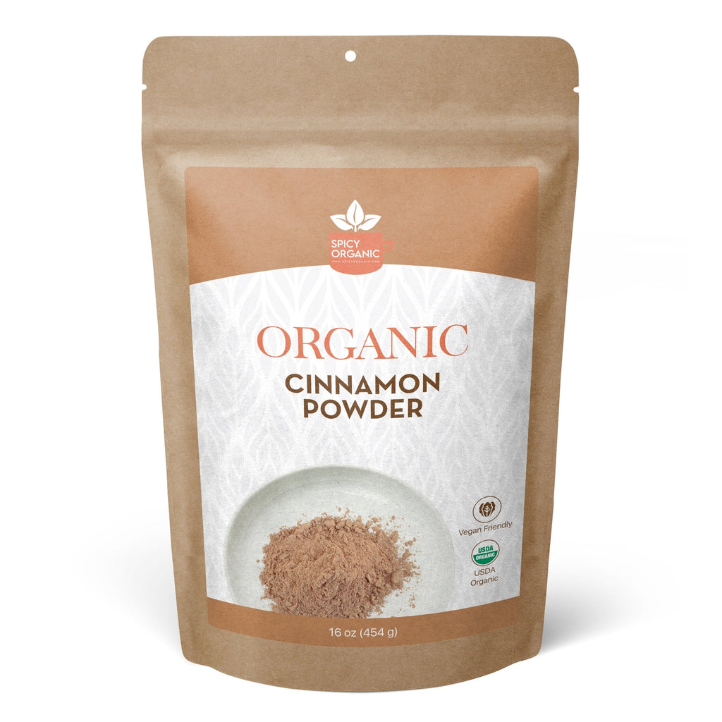 Organic Cinnamon Ground-Usda Certified Perfect for Cooking Baking & Beverages