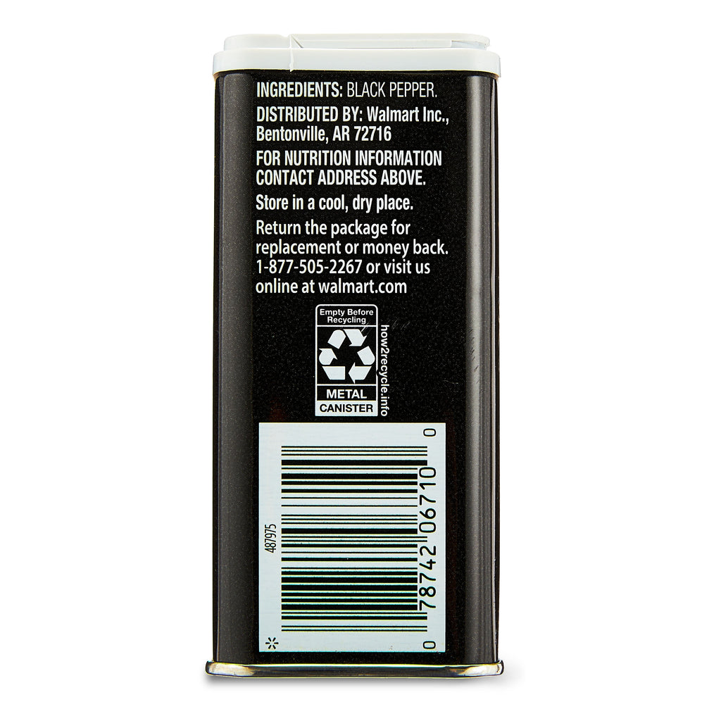 Ground Black Pepper, 3 Oz