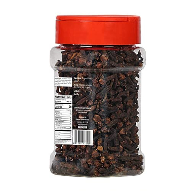 Organic Whole Cloves | 2.29 Oz or 65G | USDA Organic Approved | Vegan | Non-Gmo,
