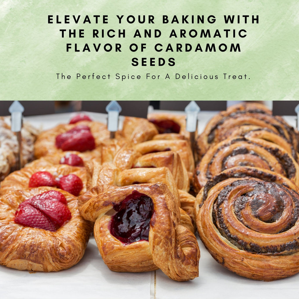 Organic Decorticated Cardamom Seeds-Usda Certified-Pure Spice for Sweet Dishes