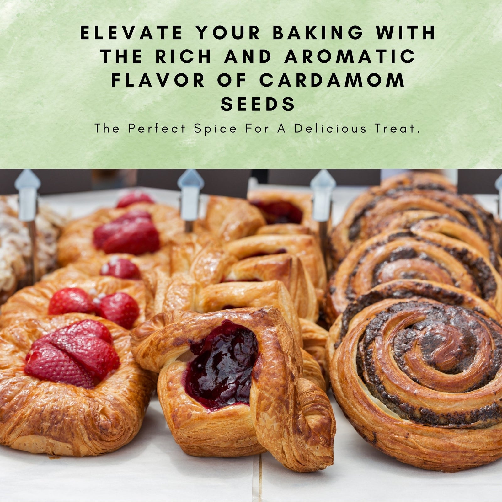 Organic Decorticated Cardamom Seeds-Usda Certified-Pure Spice for Sweet Dishes
