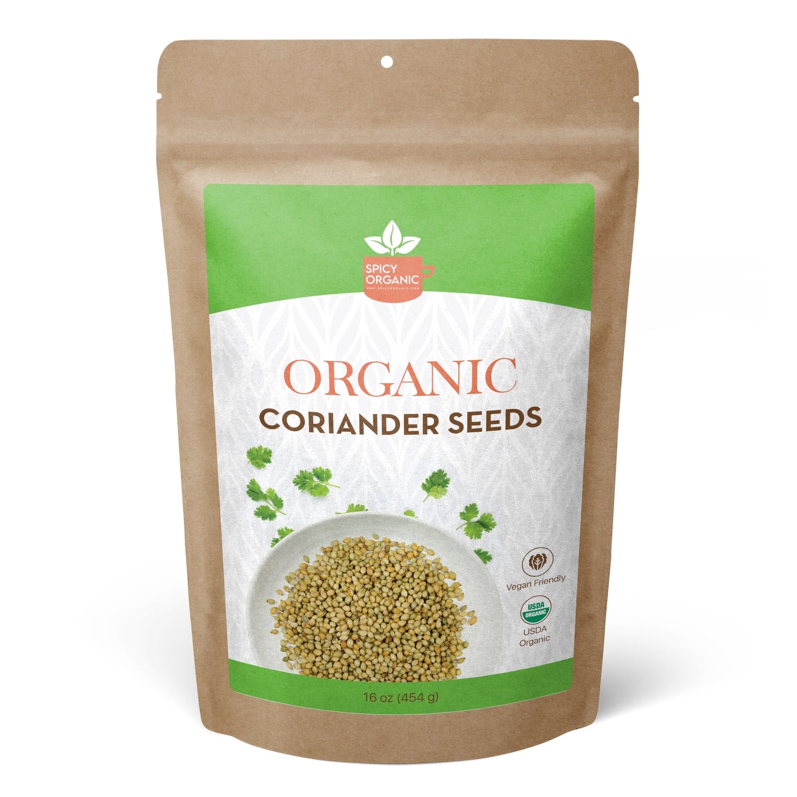 Organic Coriander Seeds-Non-Gmo, USDA Certifed Organic Aromatic and Nutty Flavor