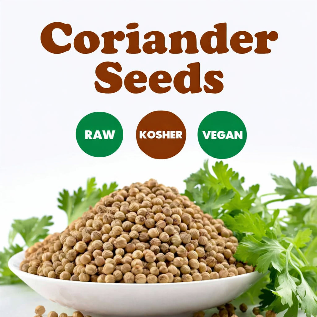 Coriander Seeds — Kosher, Raw, Vegan — by Food to Live