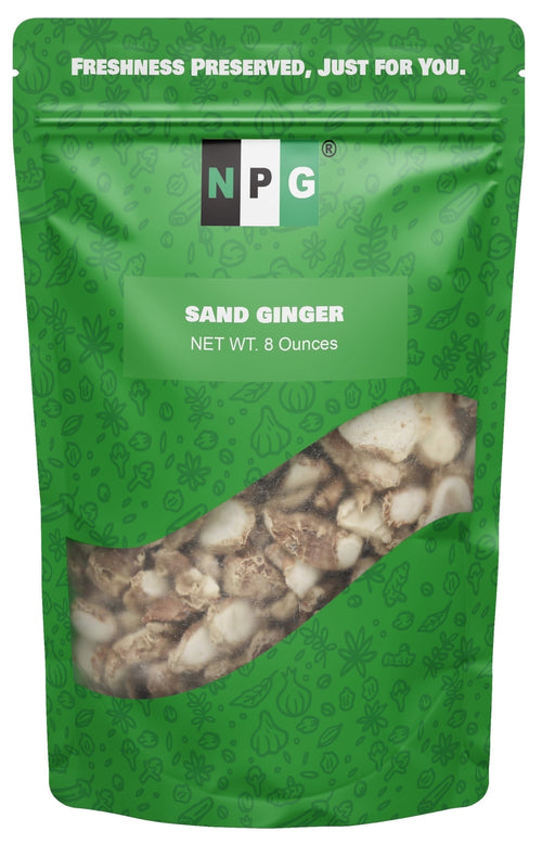 Dried Galangal Root Sand Ginger Sliced 8 Ounce, Natural NON GMO Kulinjan Alpinia Galanga Chinese Galangal Sand Ginger Slices, Herb Spices for Tom Yum and Tom Kha Soups