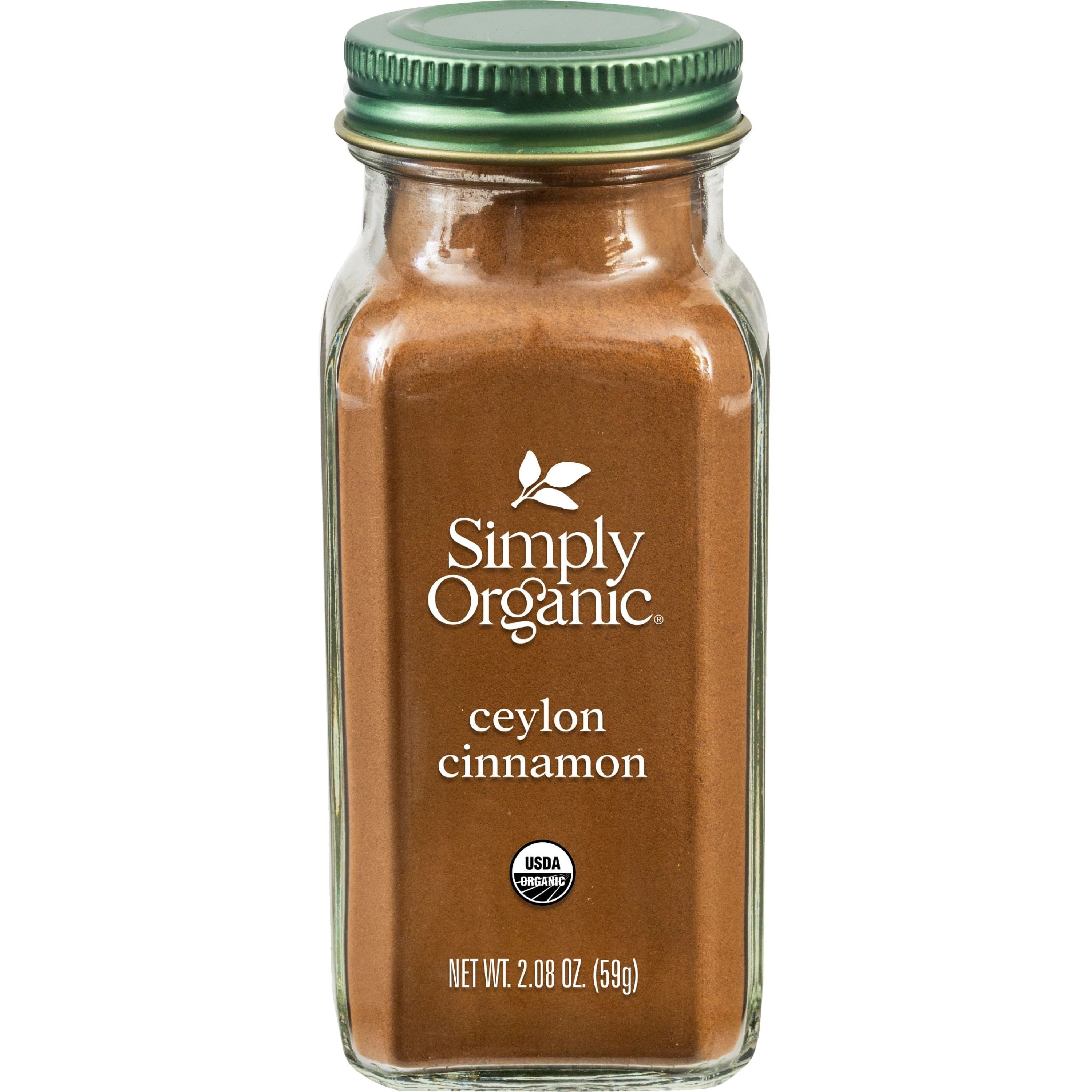 Ceylon Cinnamon Ground Certified Organic 2.08 Oz. Bottle