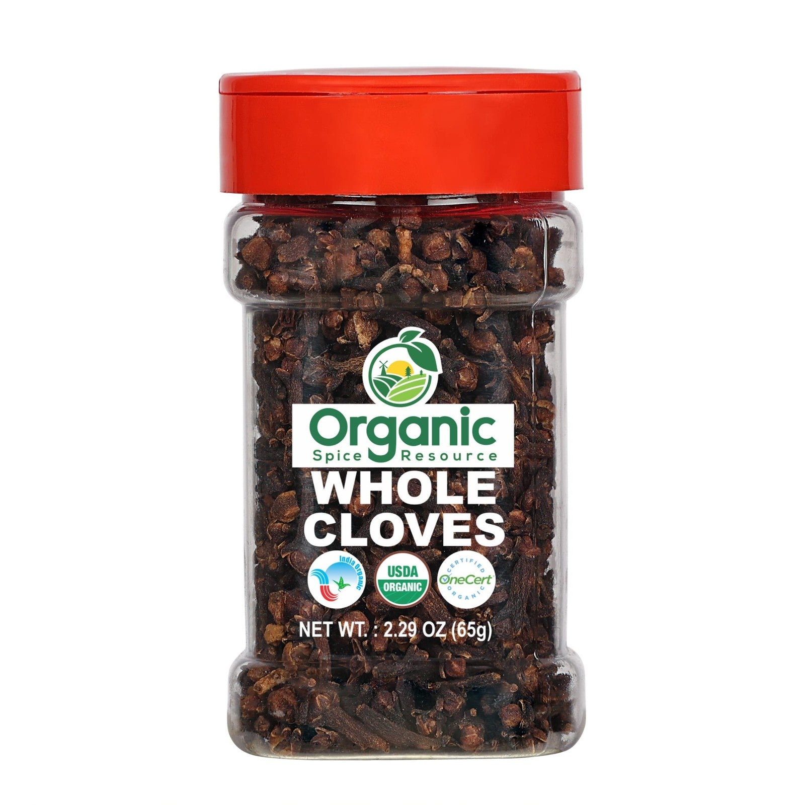 Organic Whole Cloves | 2.29 Oz or 65G | USDA Organic Approved | Vegan | Non-Gmo,