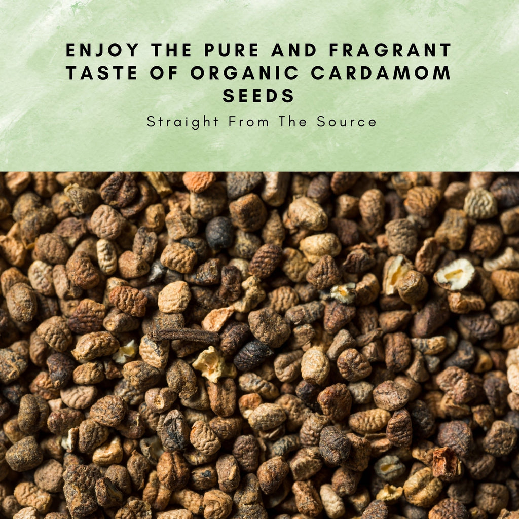 Organic Decorticated Cardamom Seeds-Usda Certified-Pure Spice for Sweet Dishes