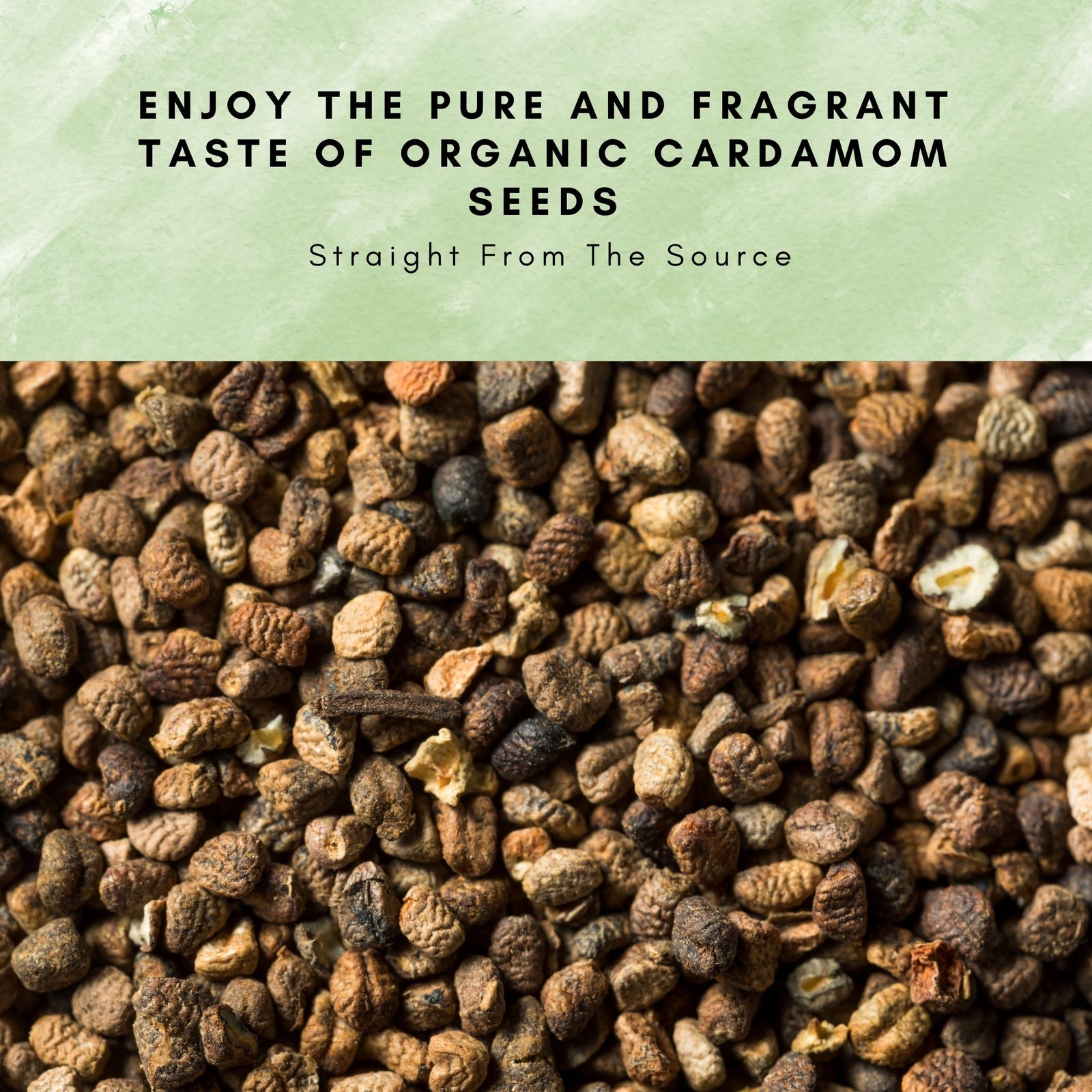 Organic Decorticated Cardamom Seeds-Usda Certified-Pure Spice for Sweet Dishes