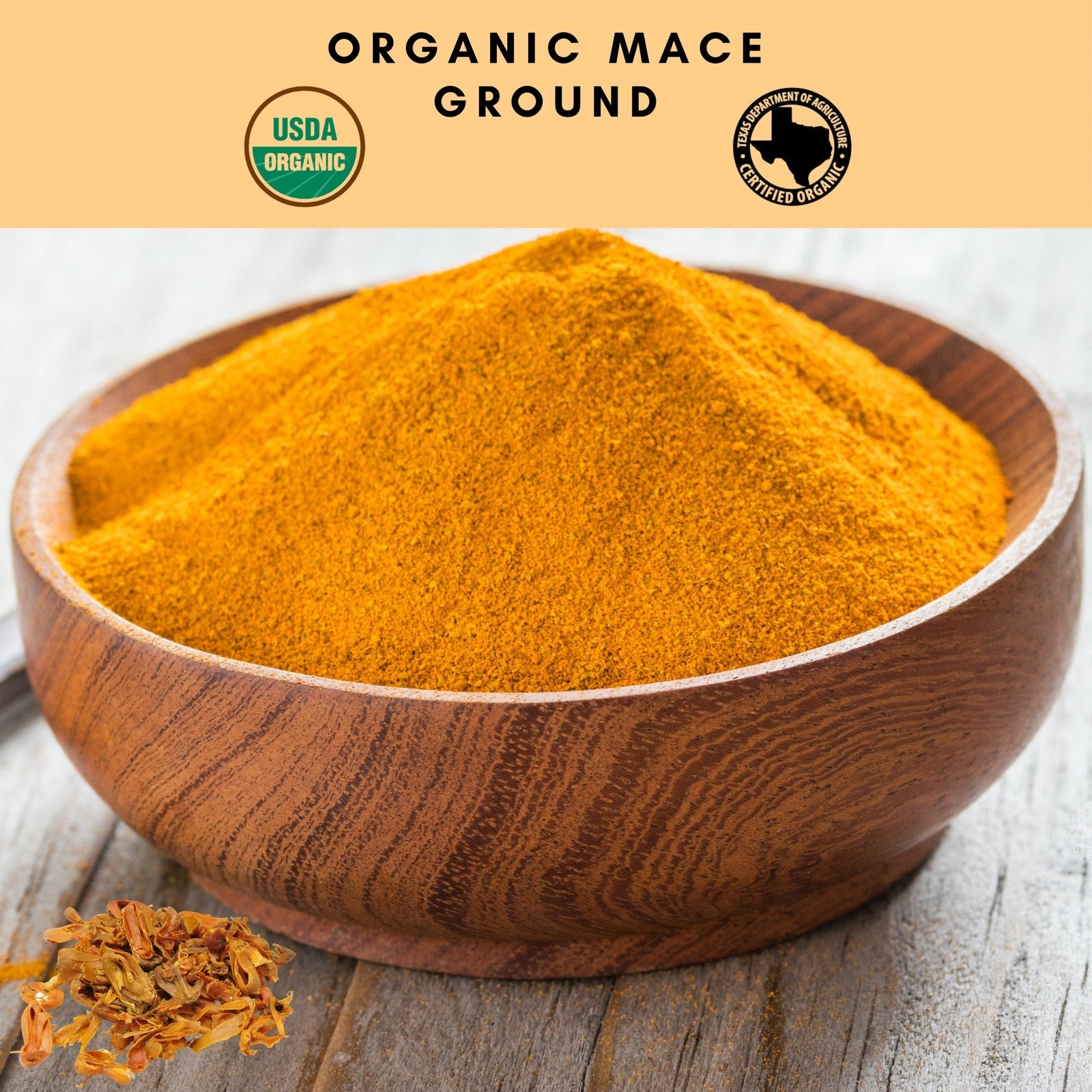 Organic Mace Powder-Usda Certified-Natu