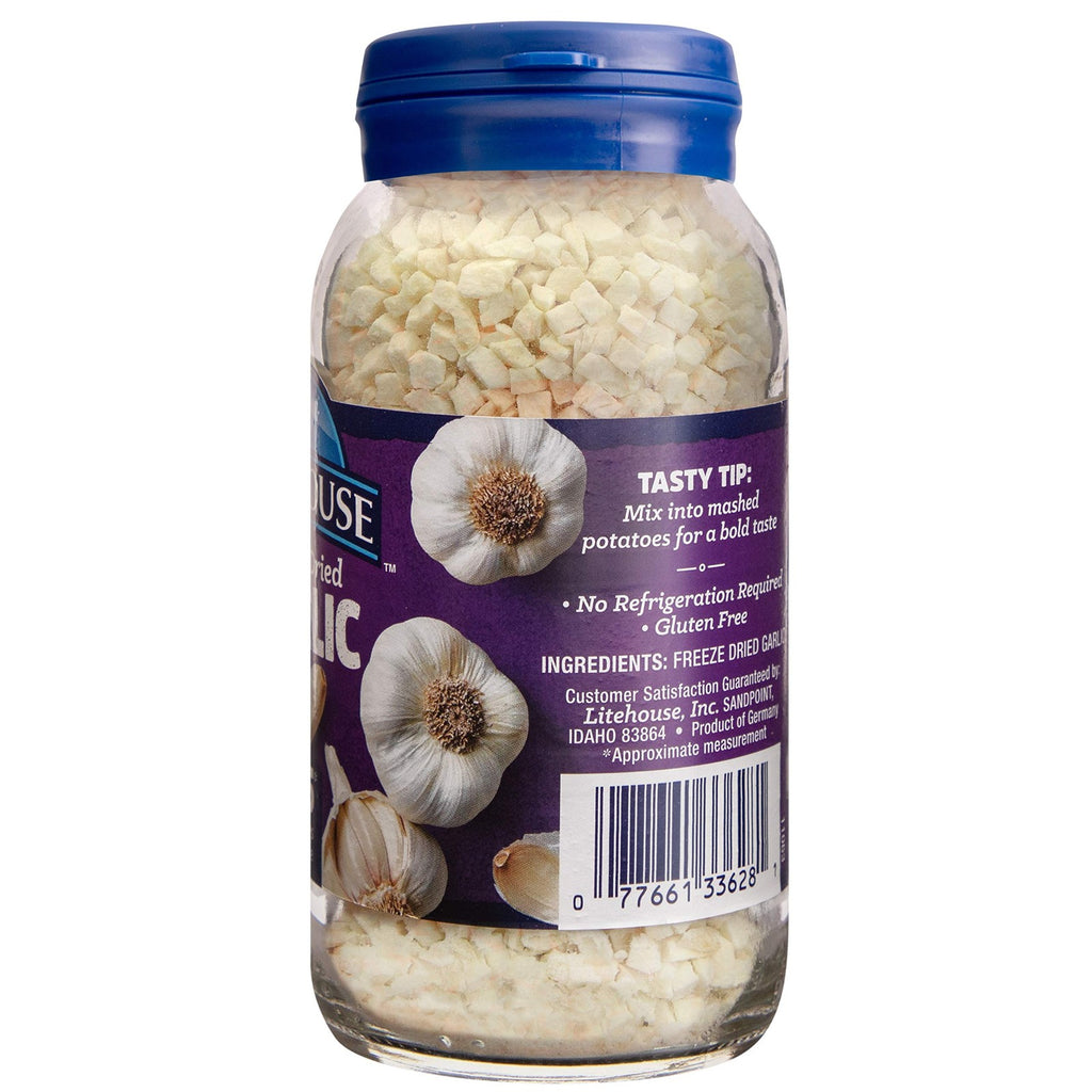 Litehouse Freeze Dried Garlic 1.58 Ounce Pack of 6 Non Gmo Gluten Free Vegeta...