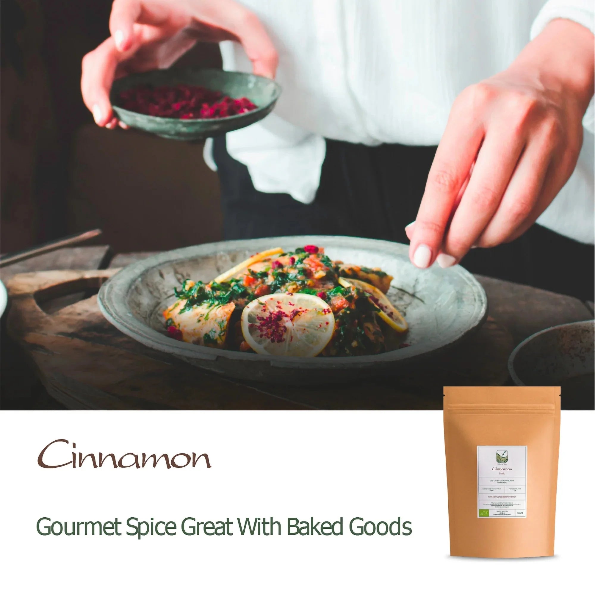 Sri Lankan Organic Ceylon Cinnamon Sticks – 350G