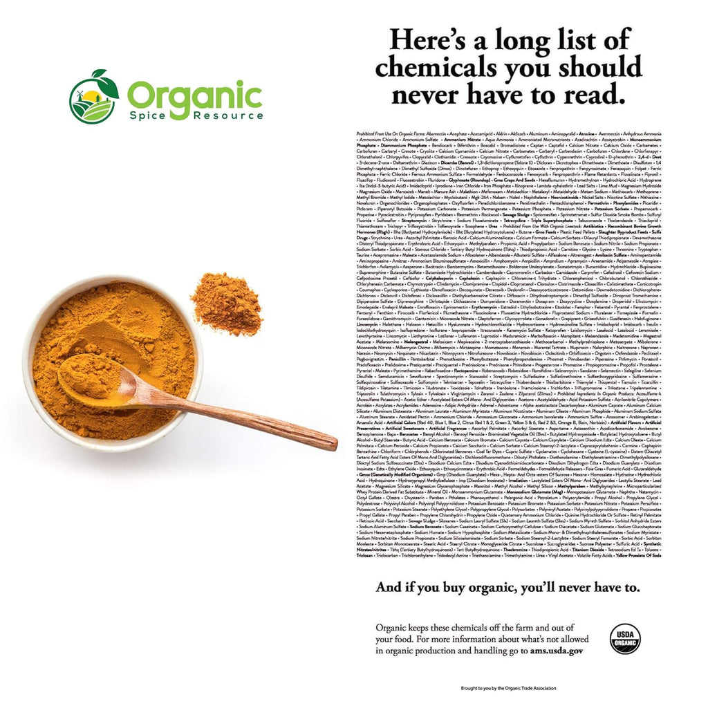 Organic Turmeric Powder W/Curcumin | 35.27 Ounce / 2.2 LBS | USDA Organics and N