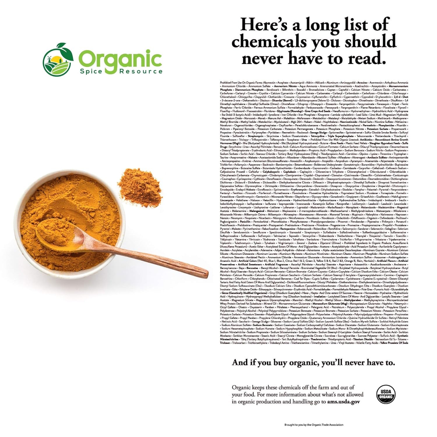 Organic Turmeric Powder W/Curcumin | 35.27 Ounce / 2.2 LBS | USDA Organics and N
