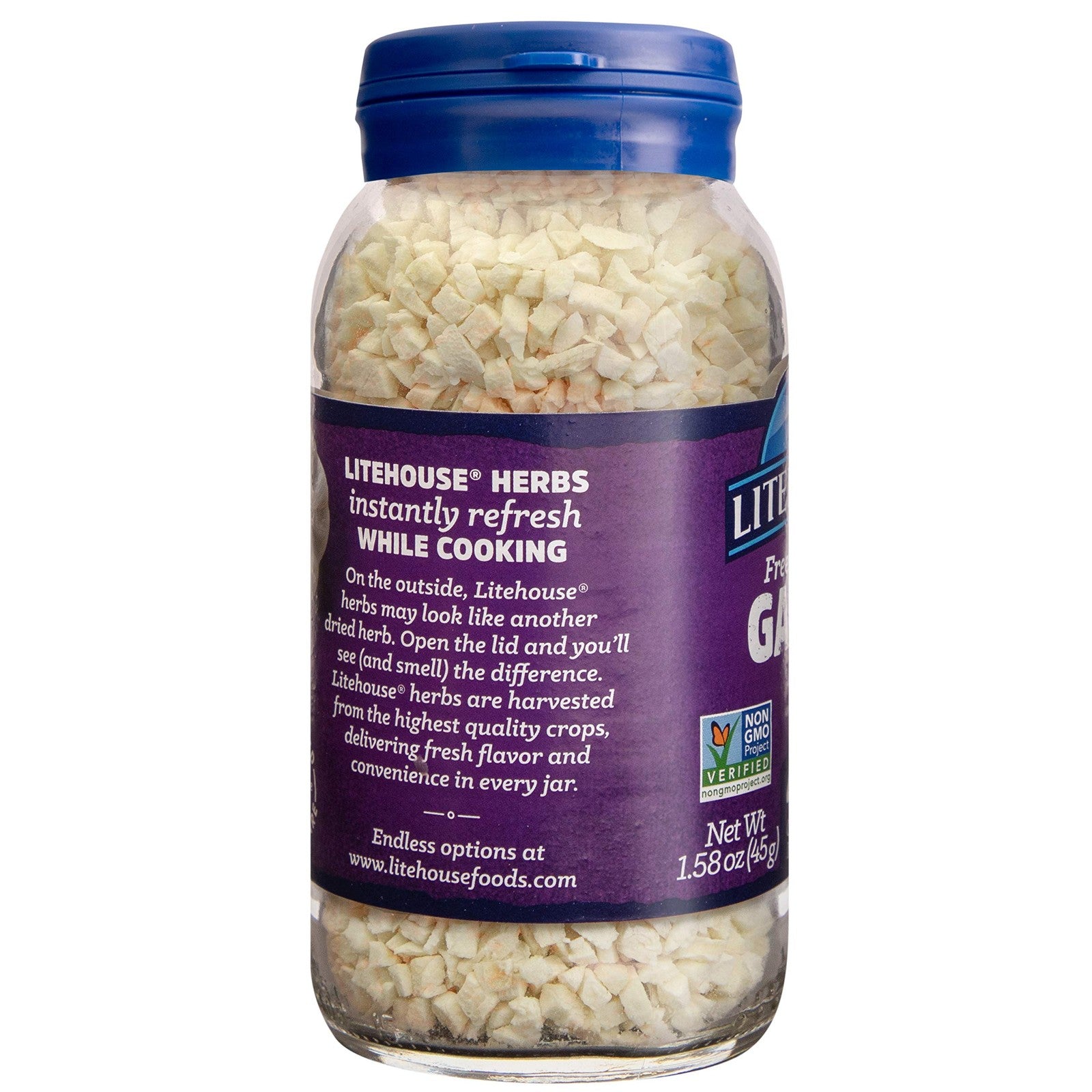 Litehouse Freeze Dried Garlic 1.58 Ounce Pack of 6 Non Gmo Gluten Free Vegeta...