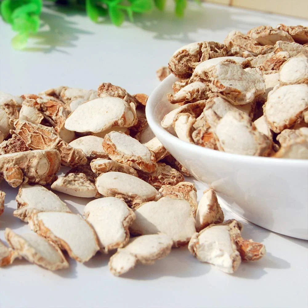 Dried Galangal Root Sand Ginger Sliced 8 Ounce, Natural NON GMO Kulinjan Alpinia Galanga Chinese Galangal Sand Ginger Slices, Herb Spices for Tom Yum and Tom Kha Soups