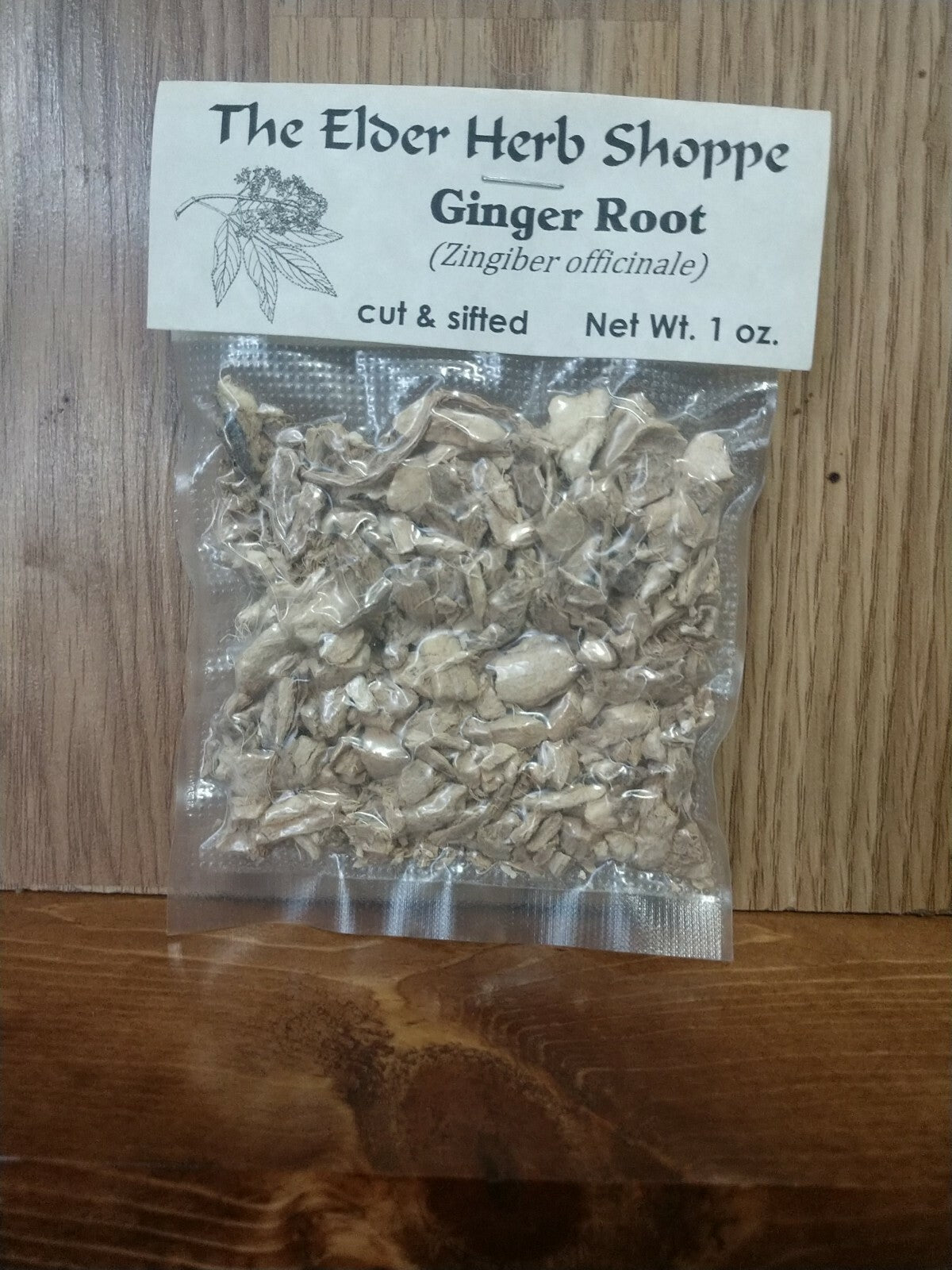 Ginger Root Cut & Sifted 1 Oz - Child Safe - the Elder Herb Shoppe