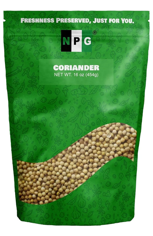 Coriander Seed 16 Oz, Whole Cilantro Seeds for Cooking & Seasoning, Spice for Indian & Middle Eastern Cuisine, Fresh Citrus Aroma, Nutty Flavor, Non-Gmo, Gluten Free
