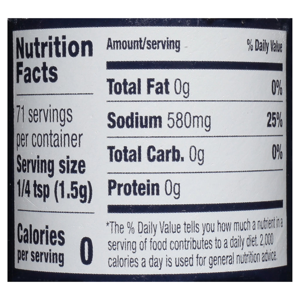 Popcorn Salt, 3.75 Oz