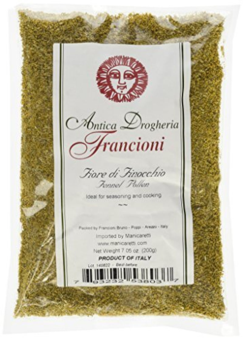 Tuscany Fennel Pollen Hand Gathered 7.5 Ounce Pack of 1 Natural Spice
