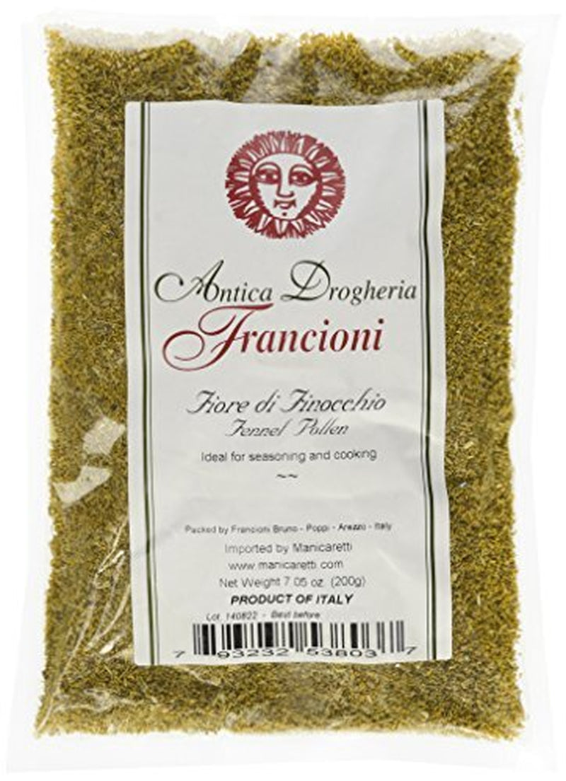 Tuscany Fennel Pollen Hand Gathered 7.5 Ounce Pack of 1 Natural Spice
